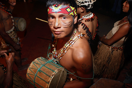 Native drummer